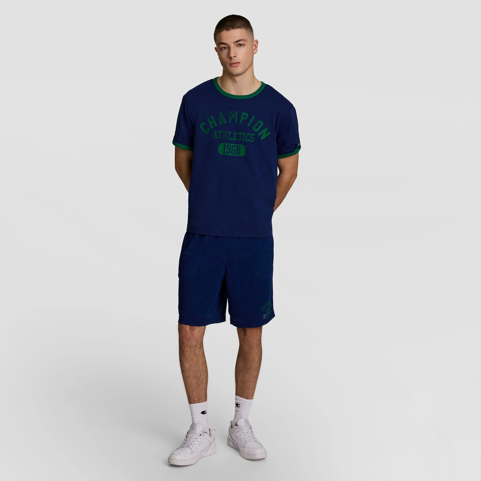 8" Fleece Cargo Short, C Logo - Big & Tall - Image 8