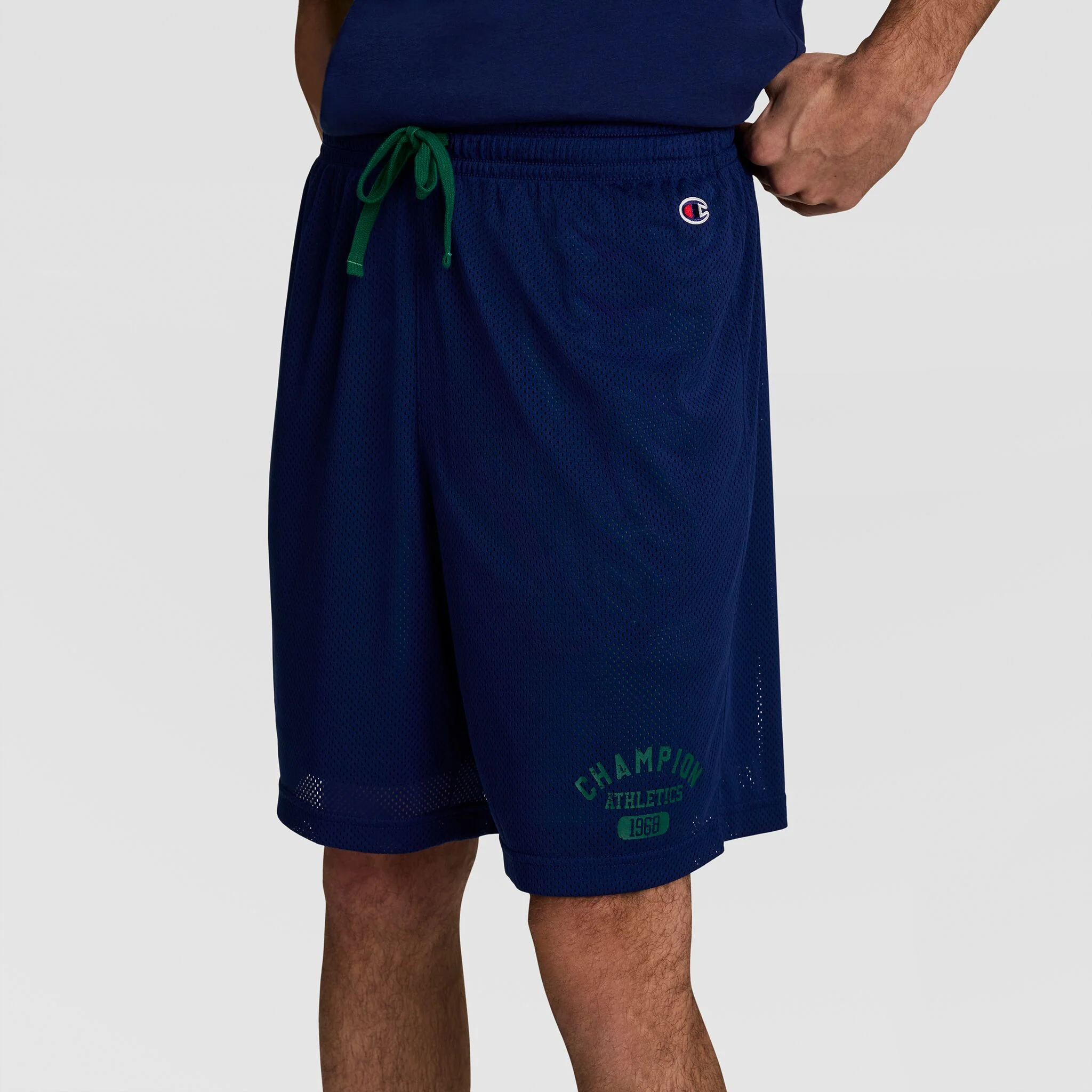 8" Fleece Cargo Short, C Logo - Big & Tall - Image 6