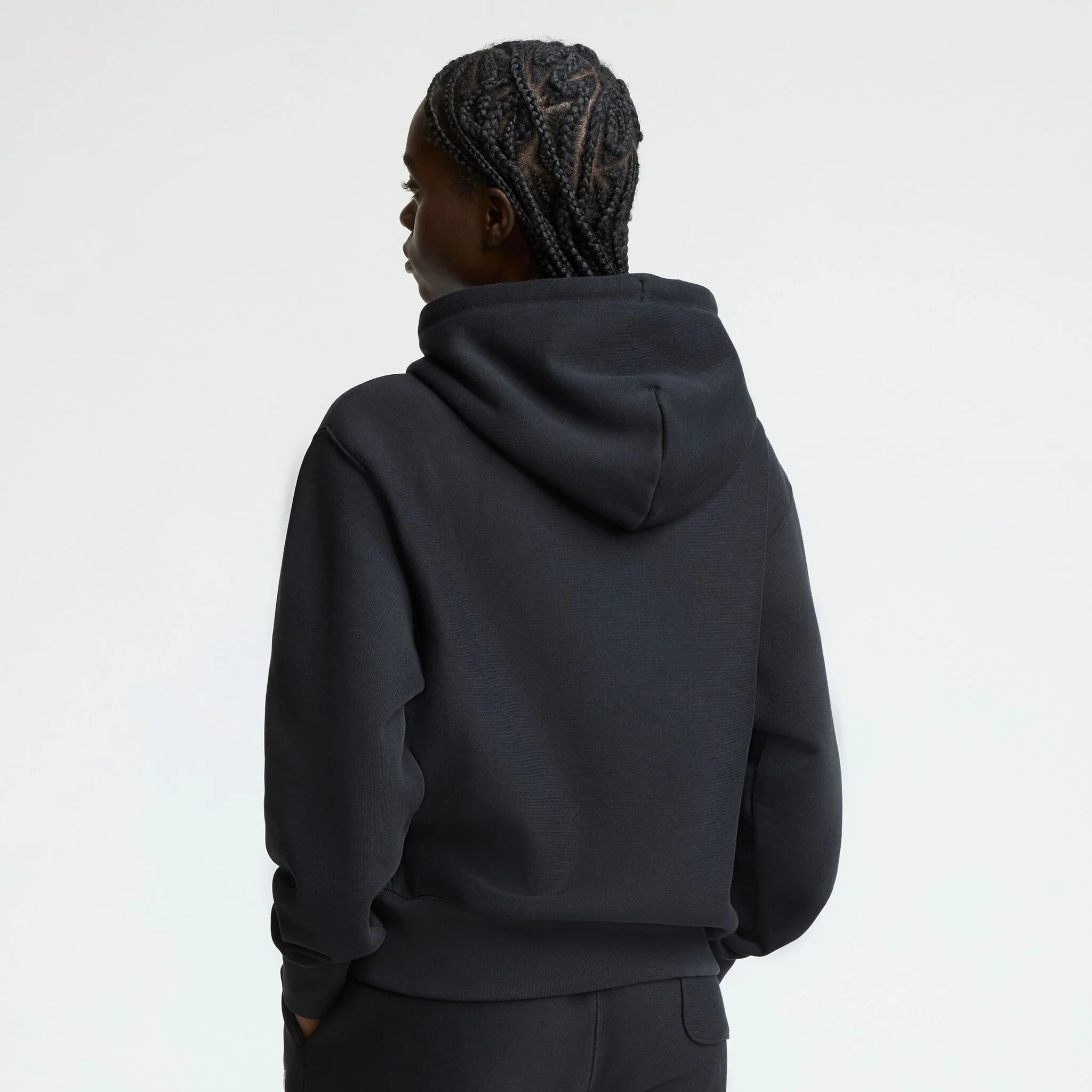 Reverse Weave Hoodie Sweatshirt - Image 2