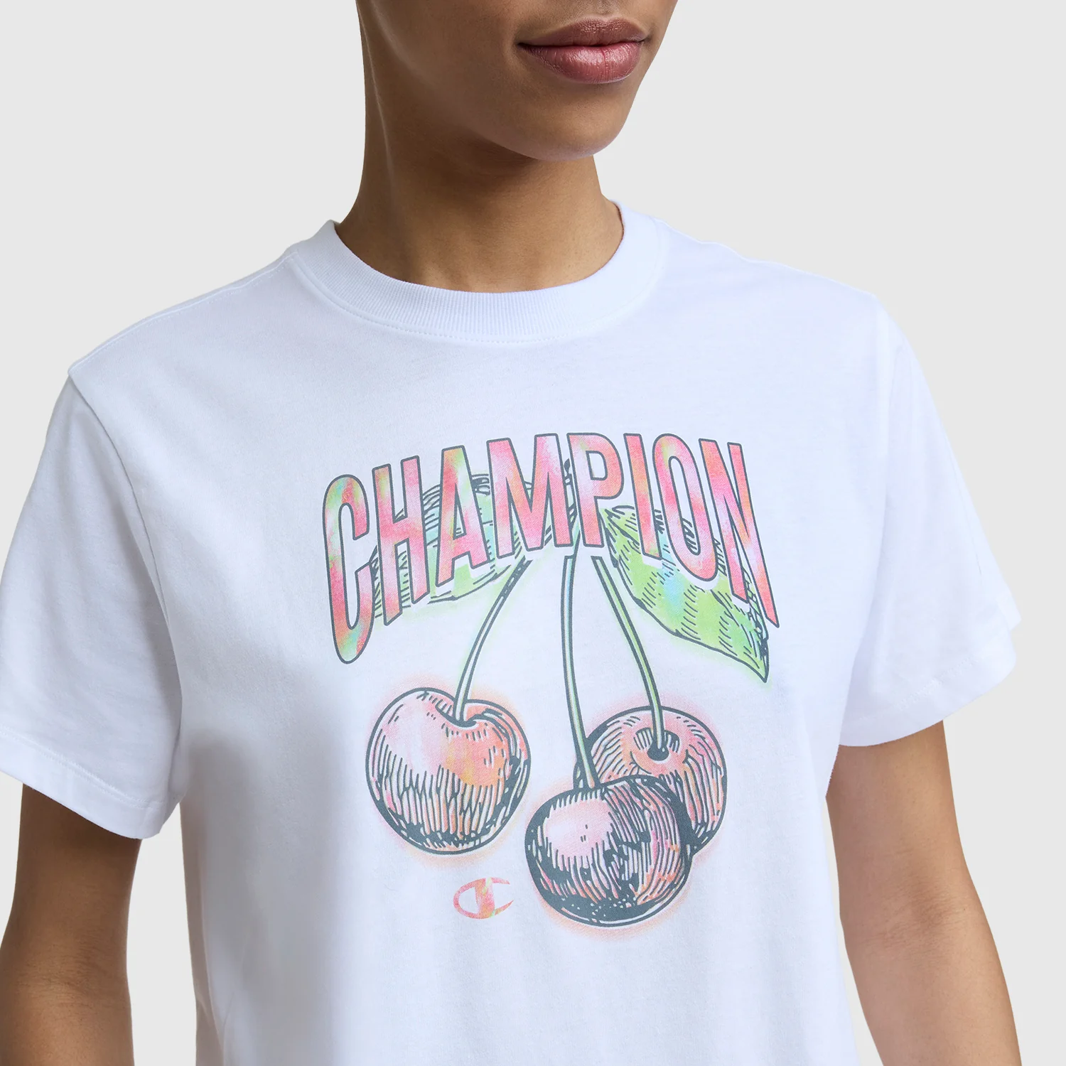 Cherry On Top Graphic T-Shirt, C Logo - Image 4