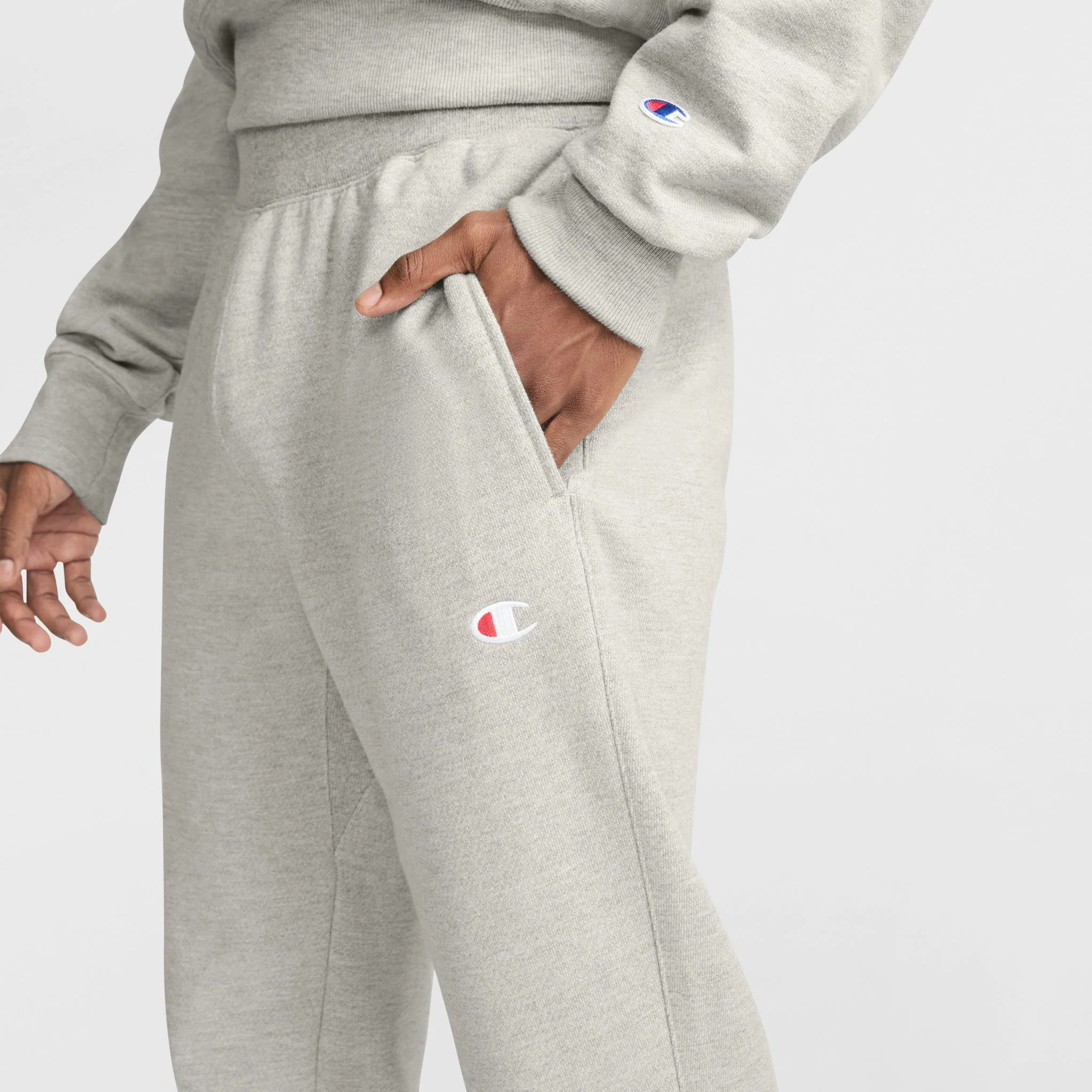 Reverse Weave Joggers, C Logo - Image 3