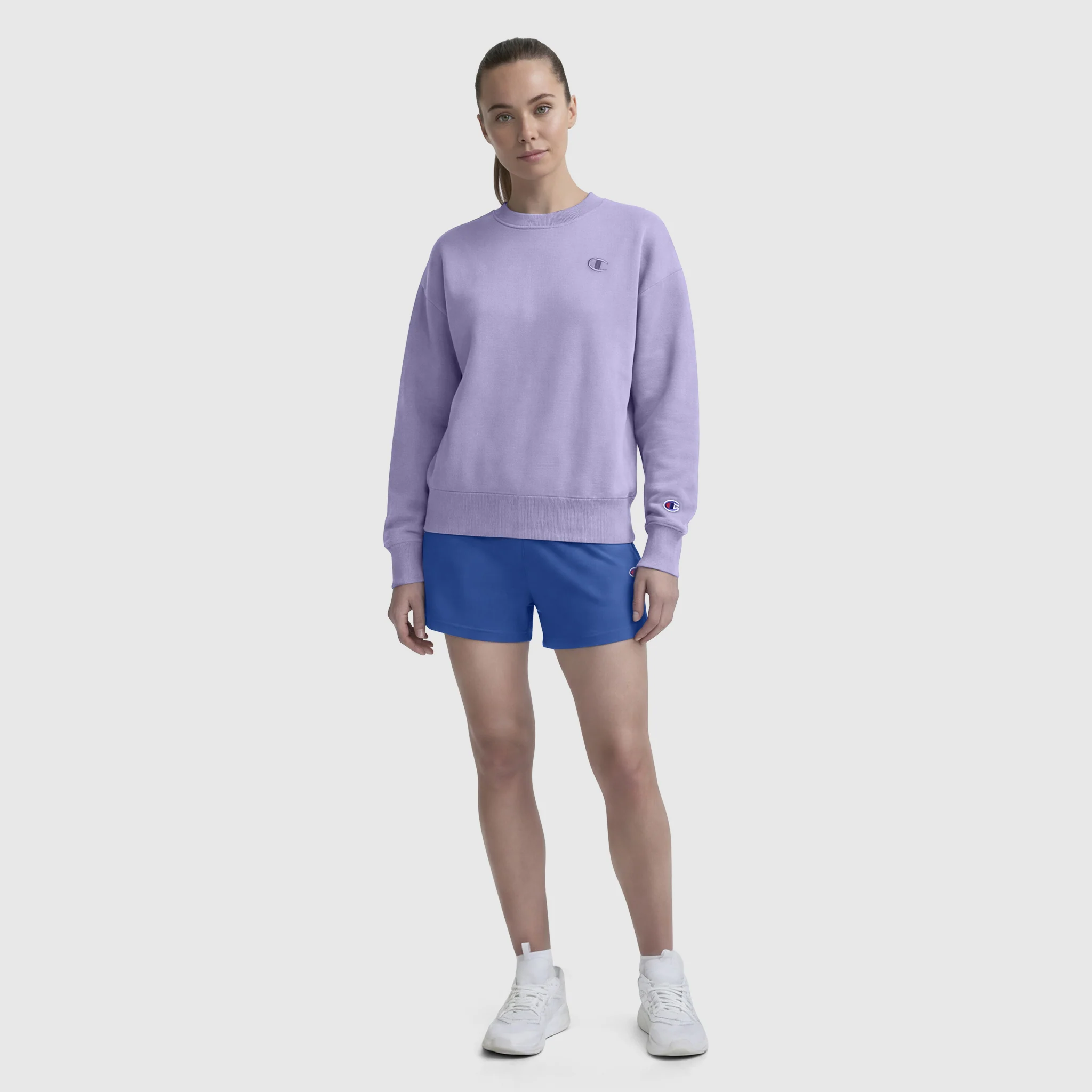 Powerblend Crewneck Sweatshirt, Small "C" - Image 4