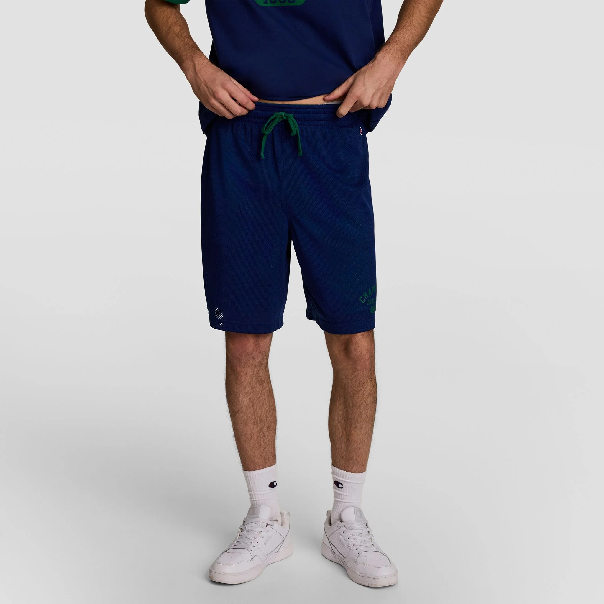8" Fleece Cargo Short, C Logo - Big & Tall