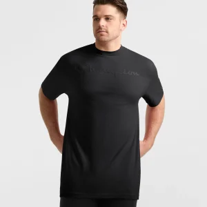 Classic Graphic T-Shirt, Tonal Script Logo - Big & Tall