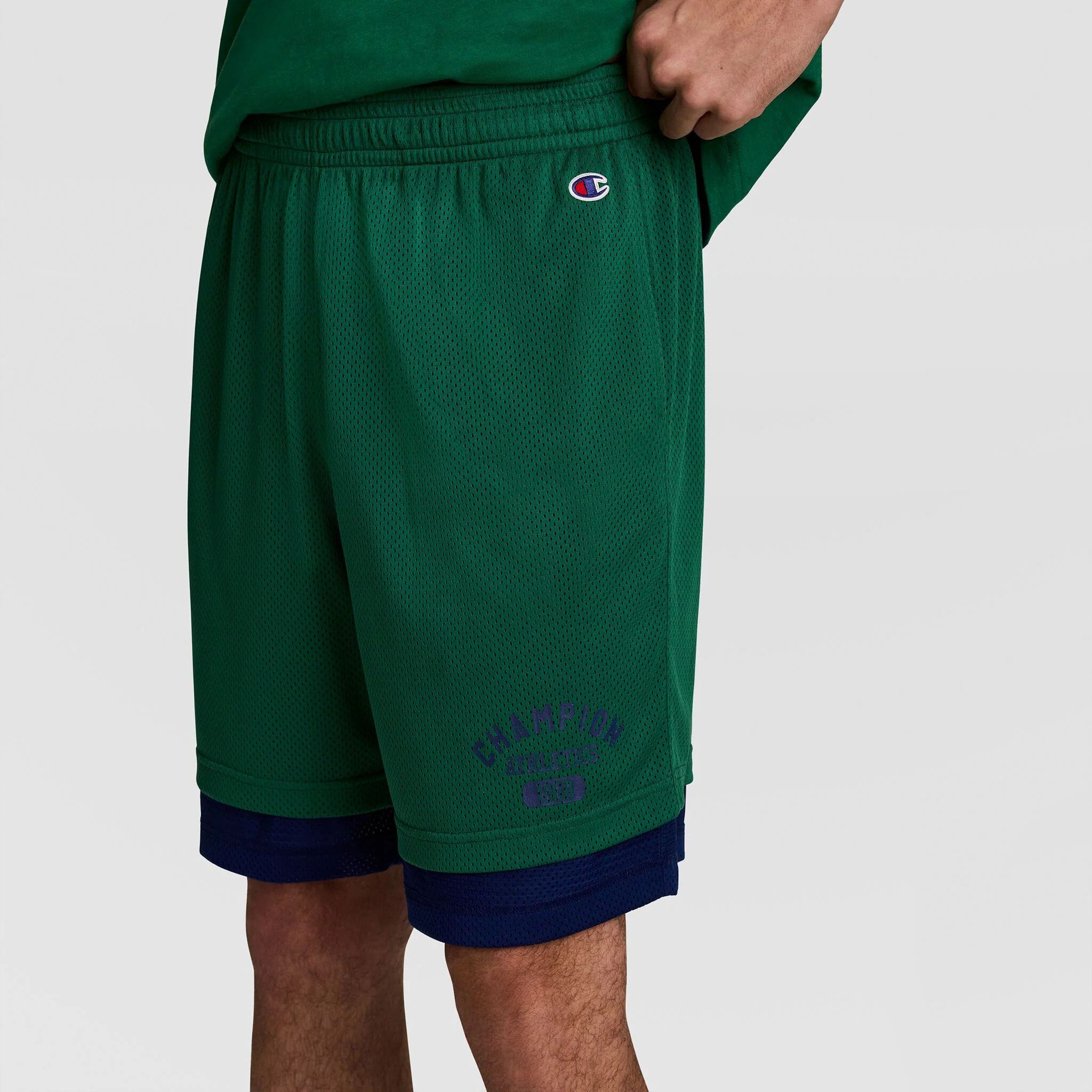 8" Fleece Cargo Short, C Logo - Big & Tall - Image 2